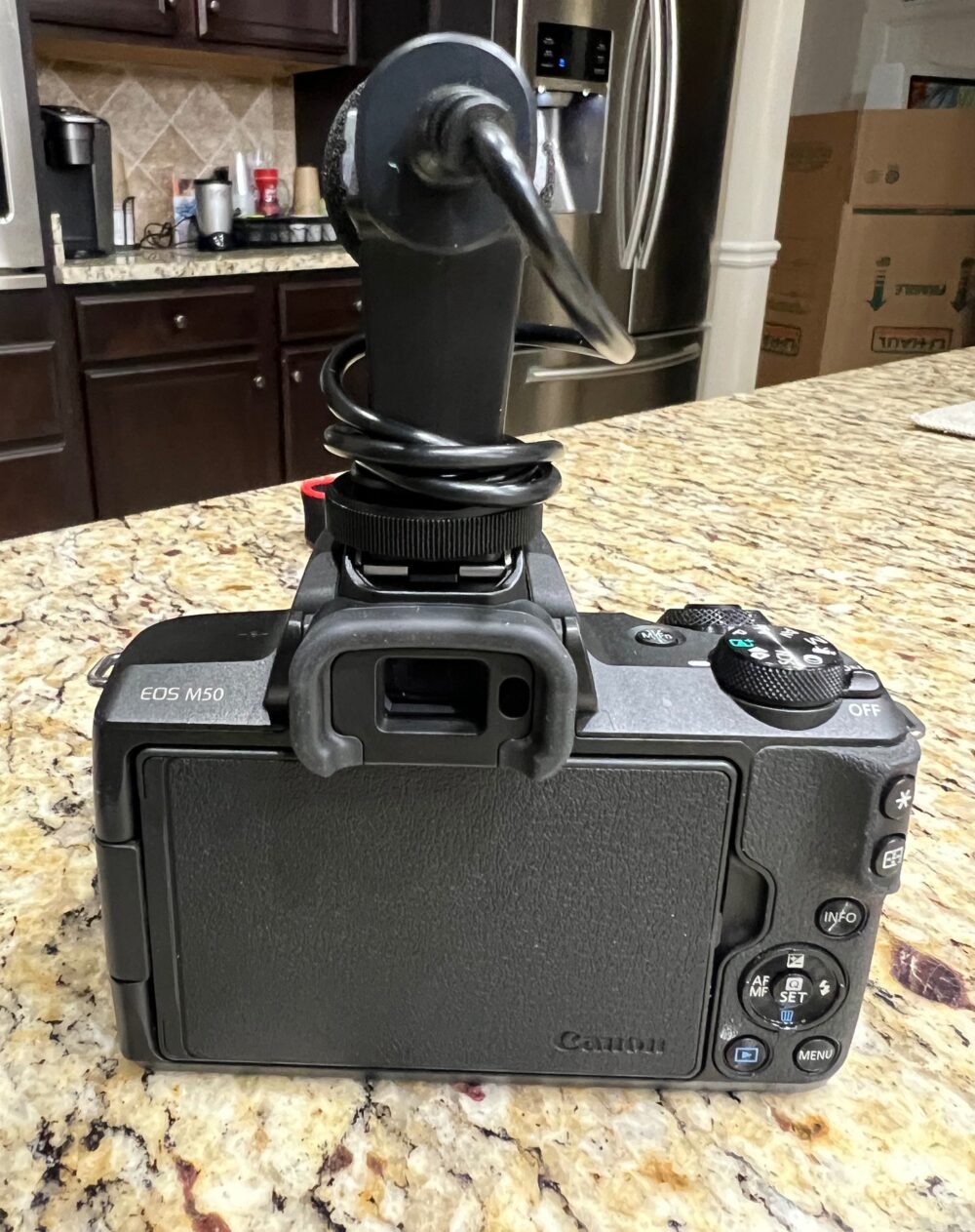 Buy Canon EOS M50 Mark II 24.1MP Touchscreen LCD Mirrorless Camera with neck strap Best Deal