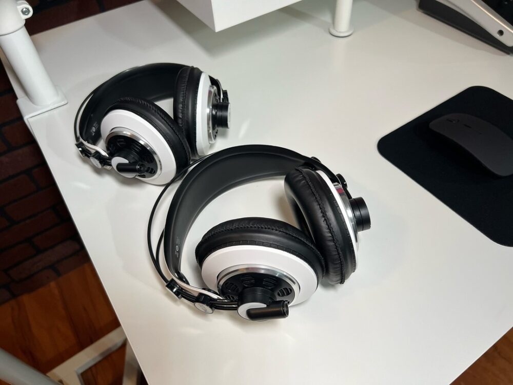2 AKG Pro Headphones – Built for long sessions, with top-tier clarity.