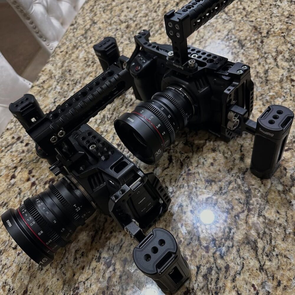 Buy Blackmagic 4K Body, Meike 16mm T2.2 Cinema lens Online | Apple Mac Man